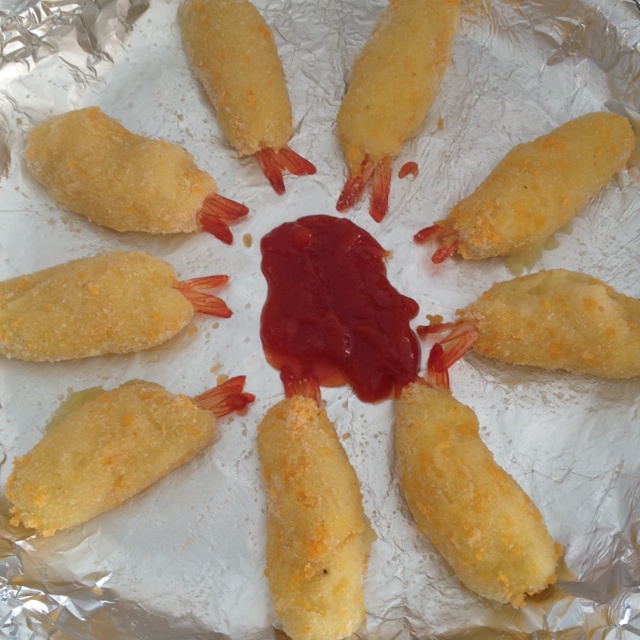 鲜虾可乐饼
