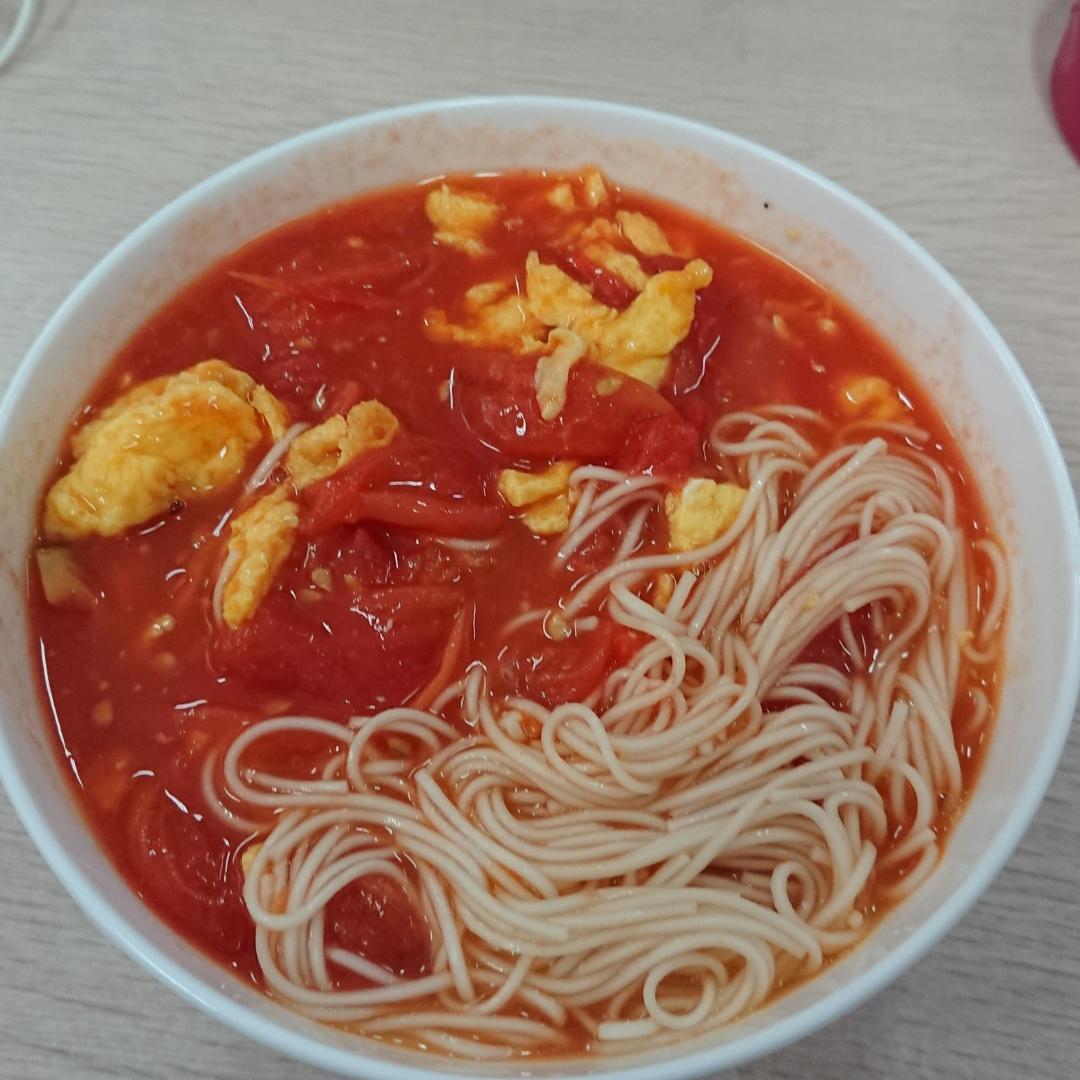 焖烧杯版西红柿打卤面
