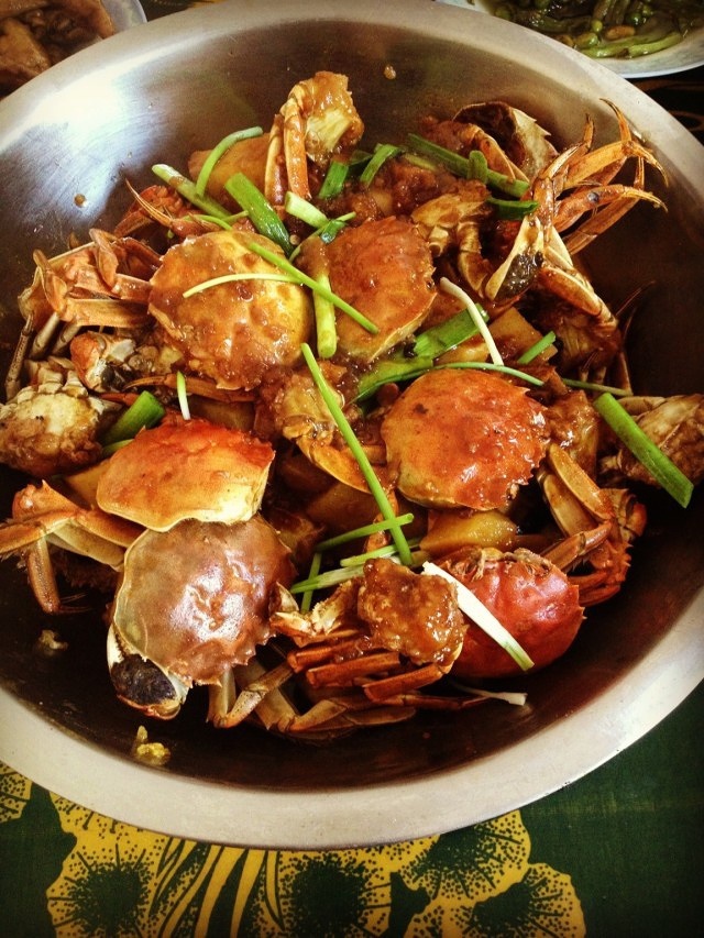 螃蟹土豆煲