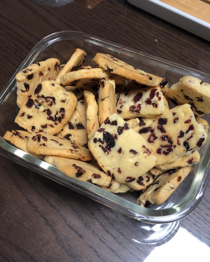 低糖少油版蔓越莓饼干
