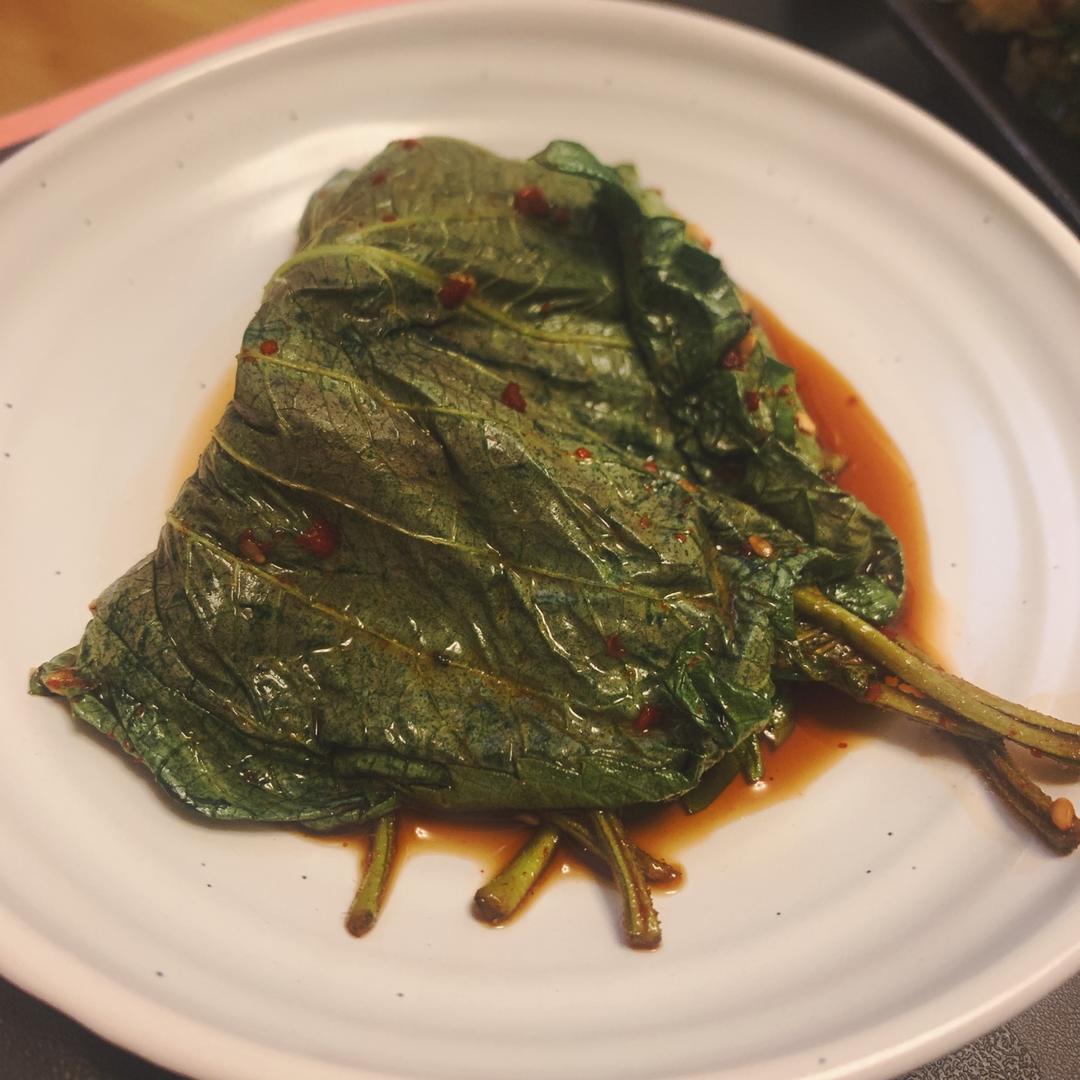 韩式酱油苏子叶