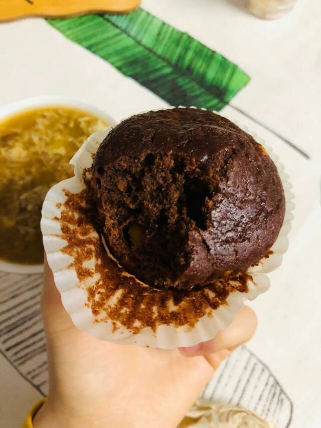 巧克力香蕉核桃马芬