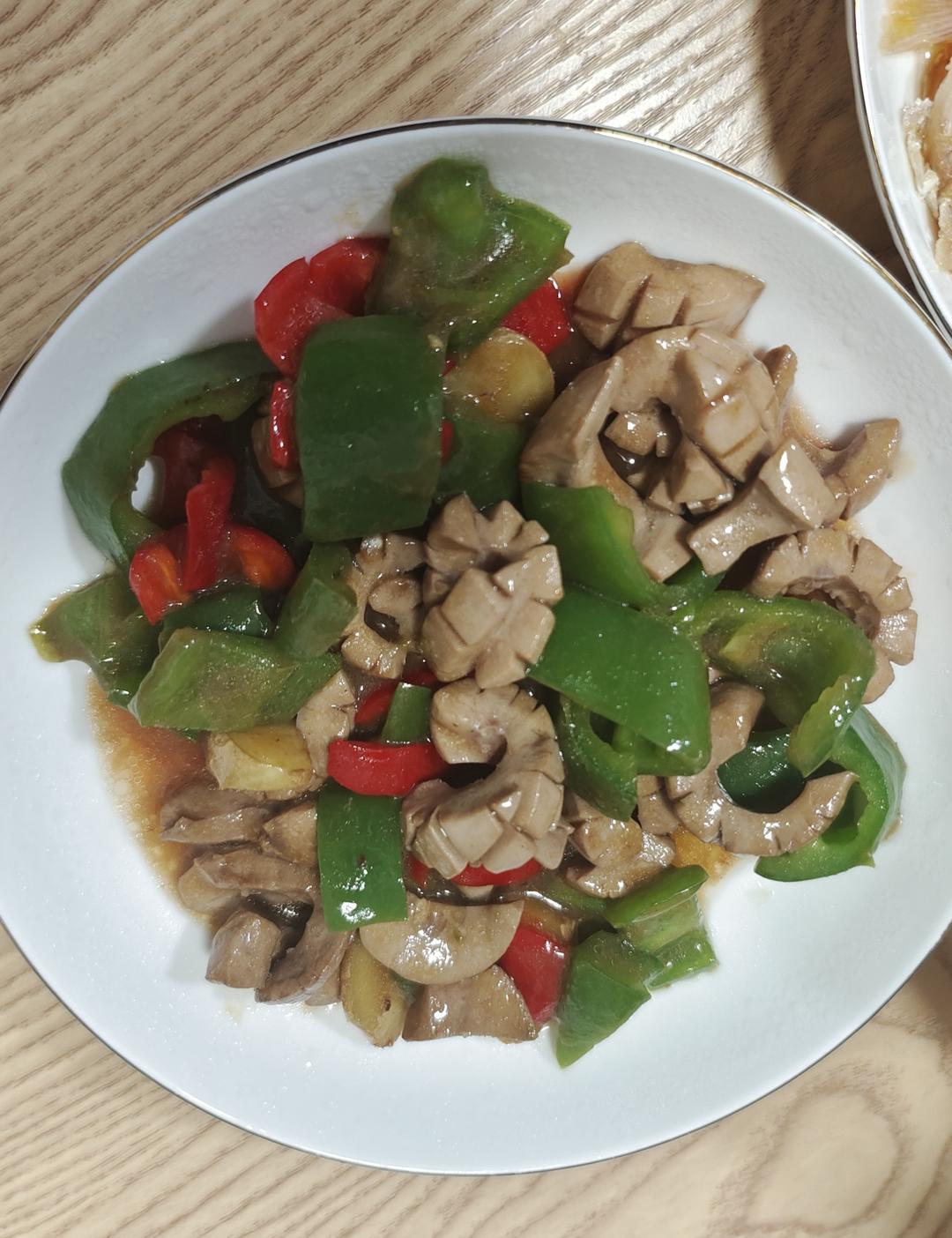 辣椒炒腰子（猪腰）