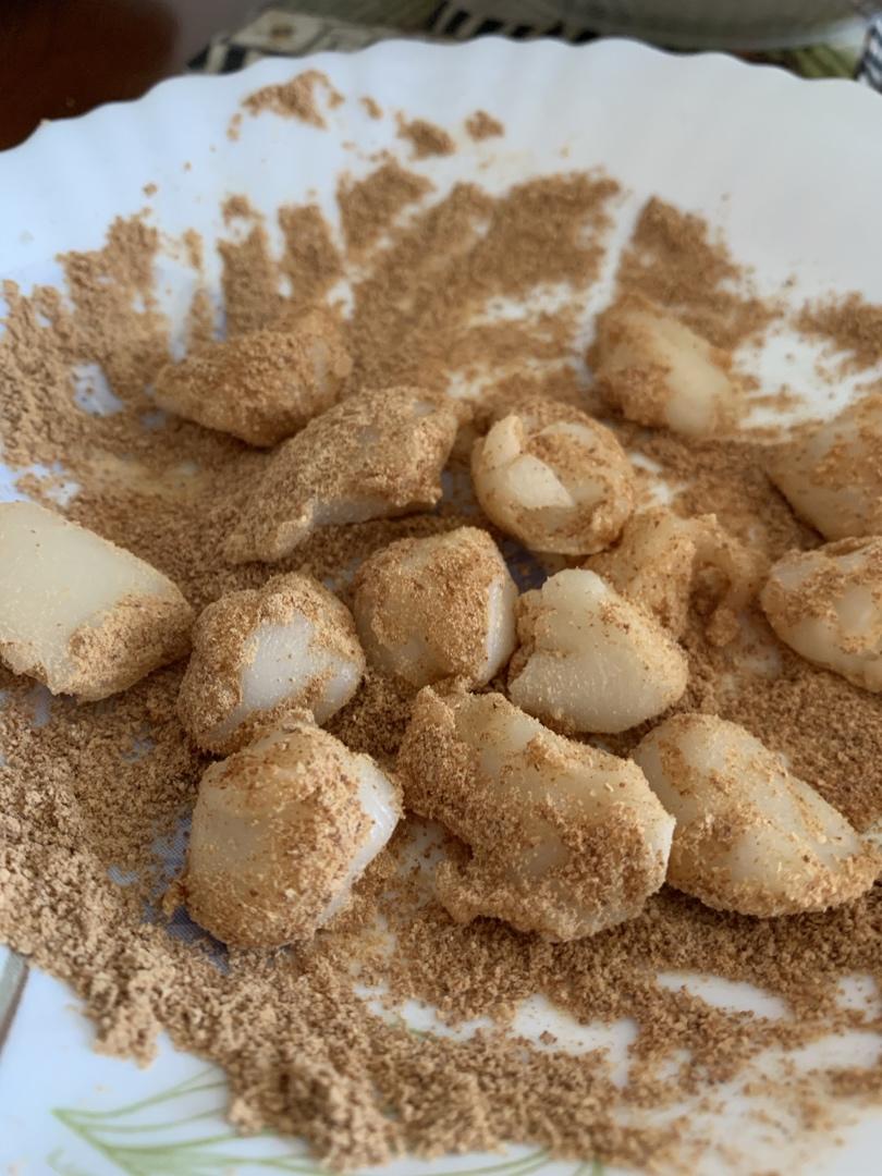 糍粑，糯米糍，黄豆粉粘糯米球【附上黄豆粉的做法】