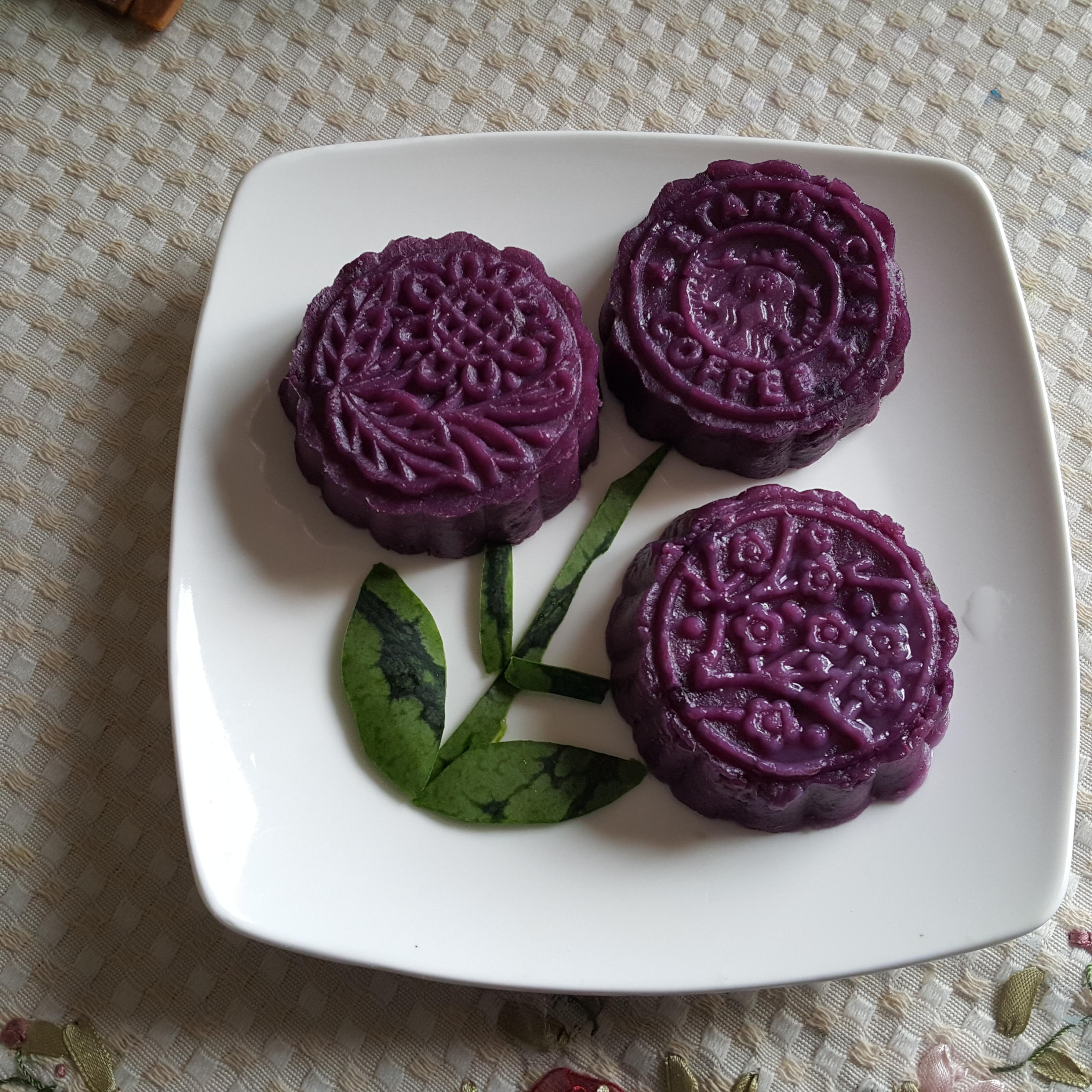 紫薯糯米糕的做法