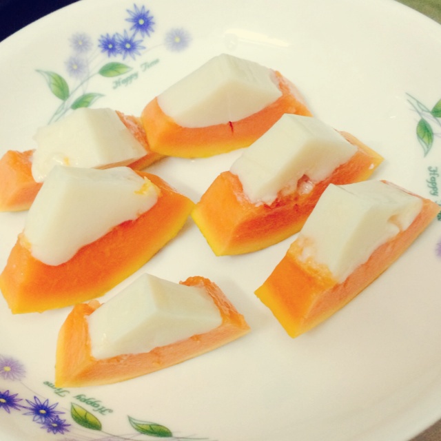 木瓜椰奶冻