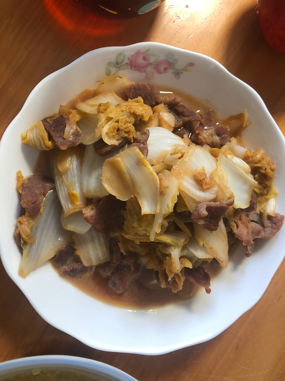 白菜烧牛肉