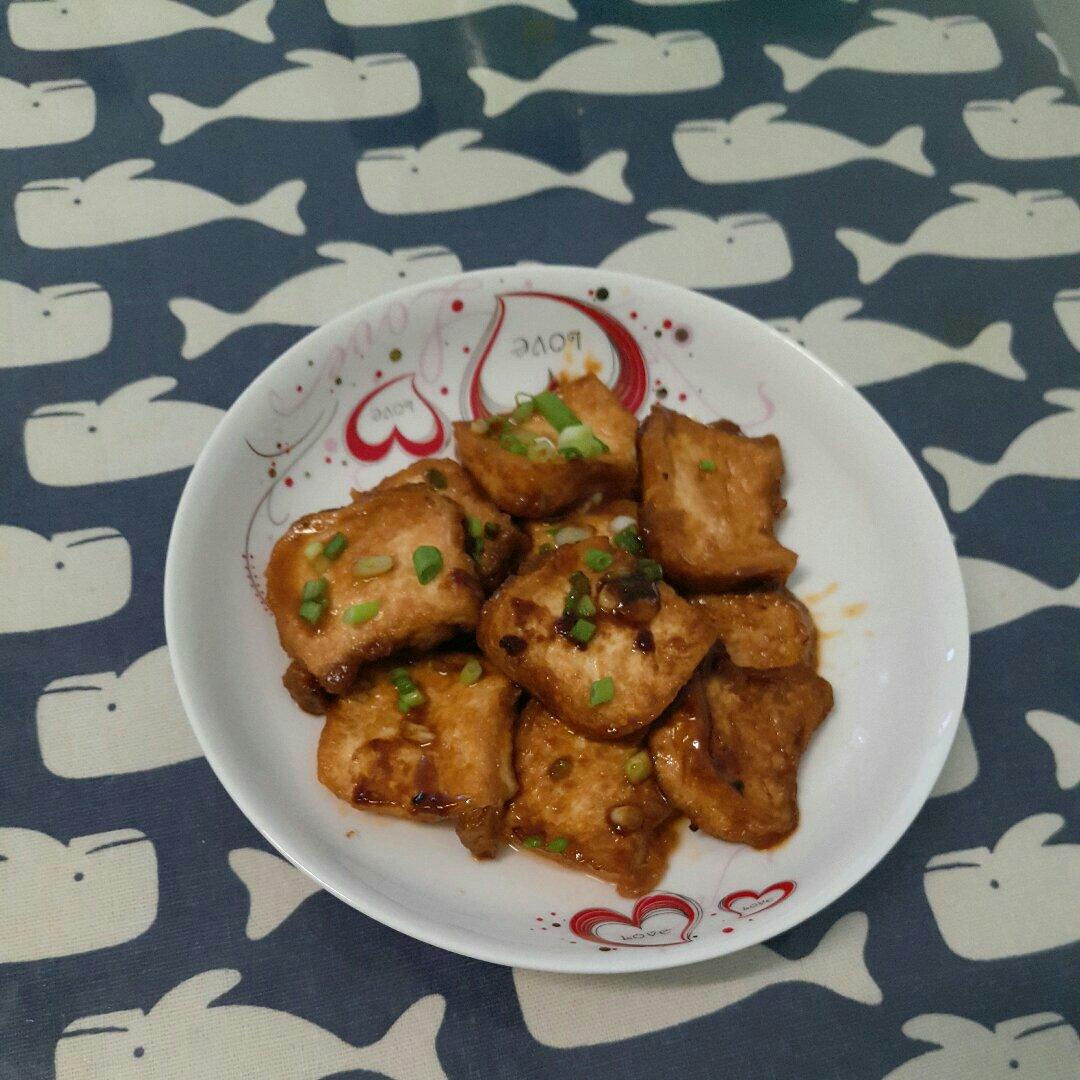 蚝油嫩豆腐
