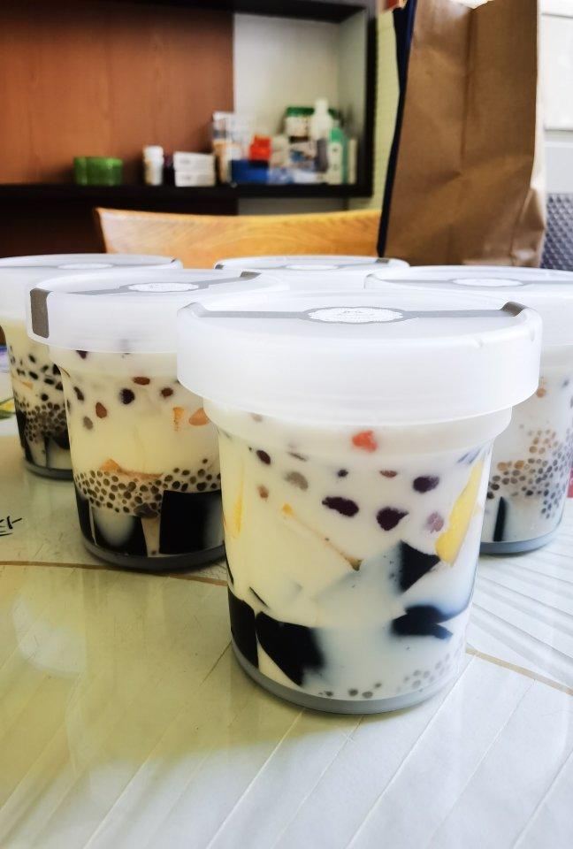 芋圆红豆烧仙草