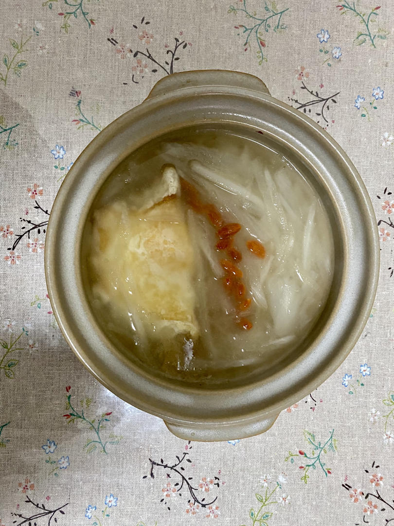 黄磊同款萝卜丝煎蛋汤