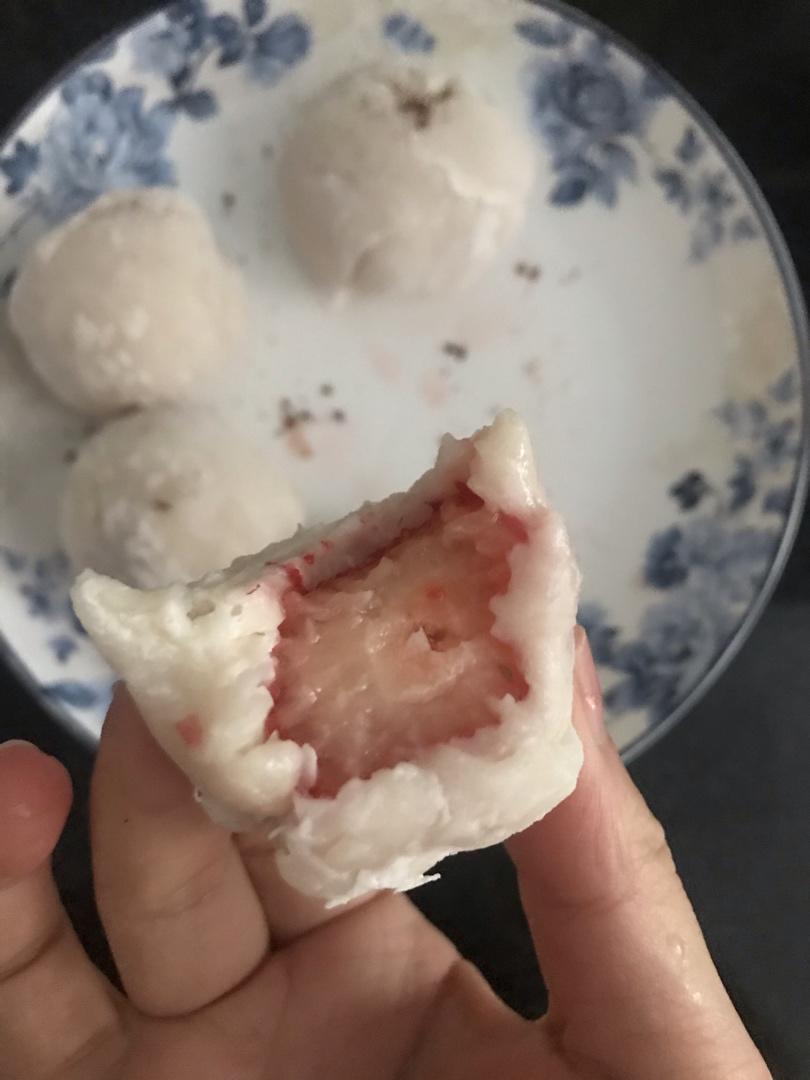 糯叽叽的草莓大福（超简单）