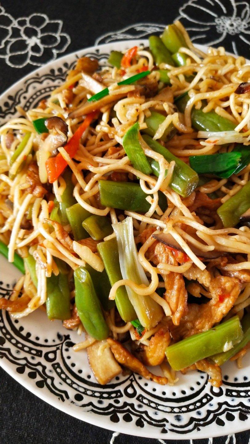 豆角焖面