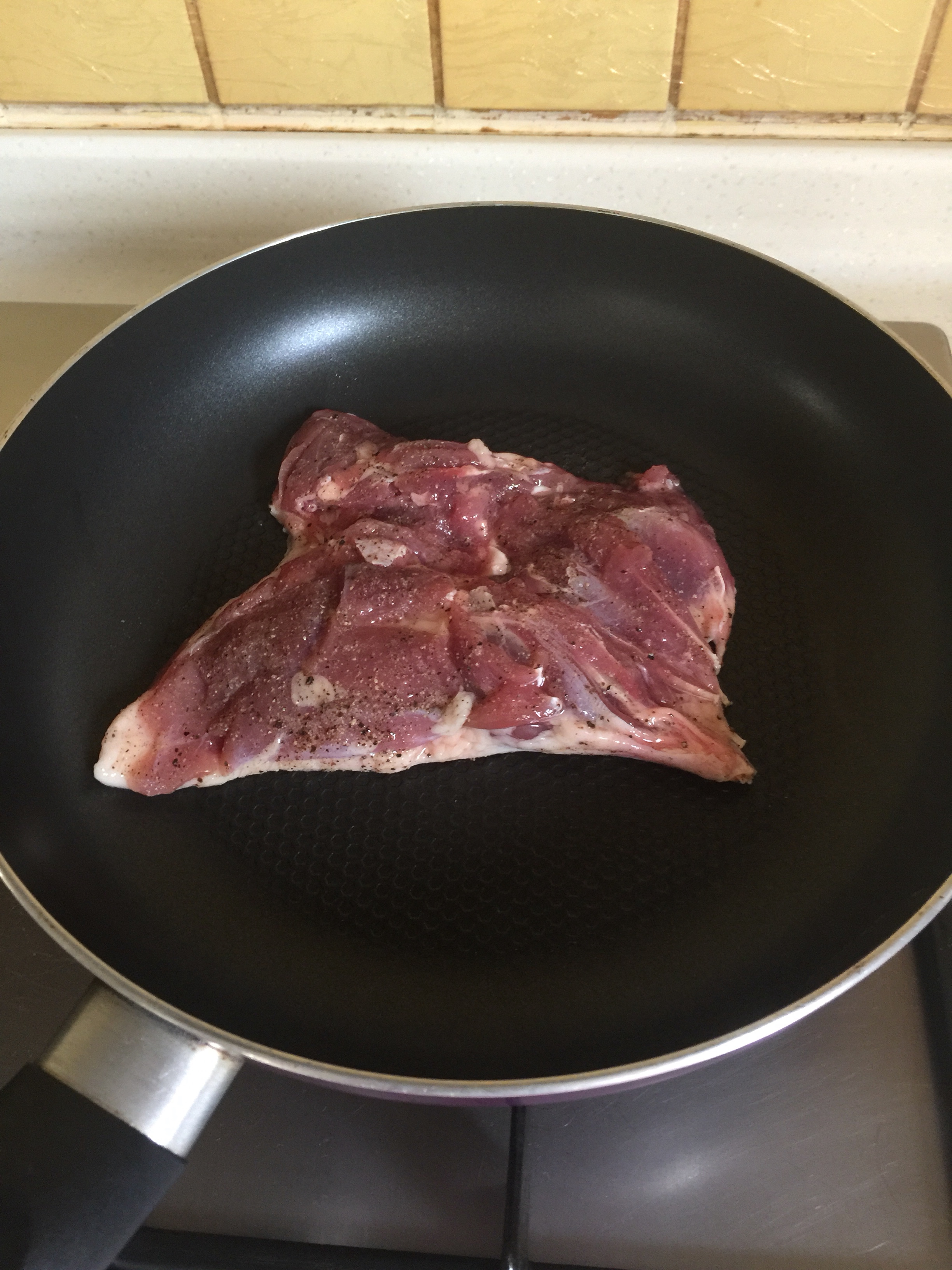 鲜嫩鸭脯肉（附带皮鸭腿煎法）的做法 步骤8