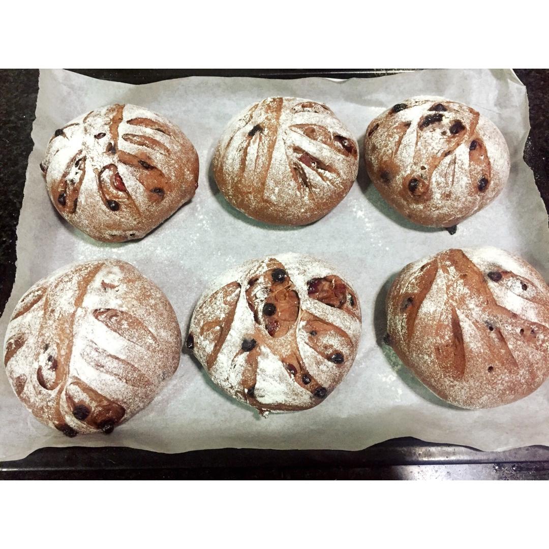 巧克力蔓越莓软欧 Rano Bread