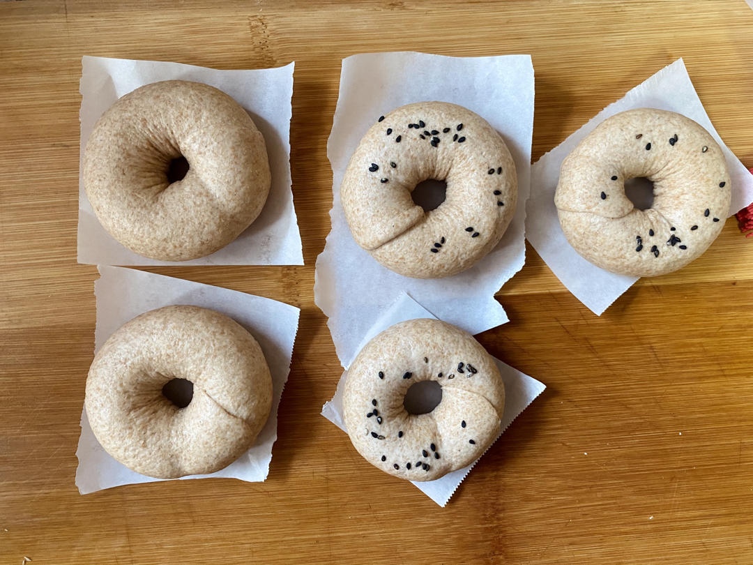 100%全麦贝果 基础纯全麦贝果