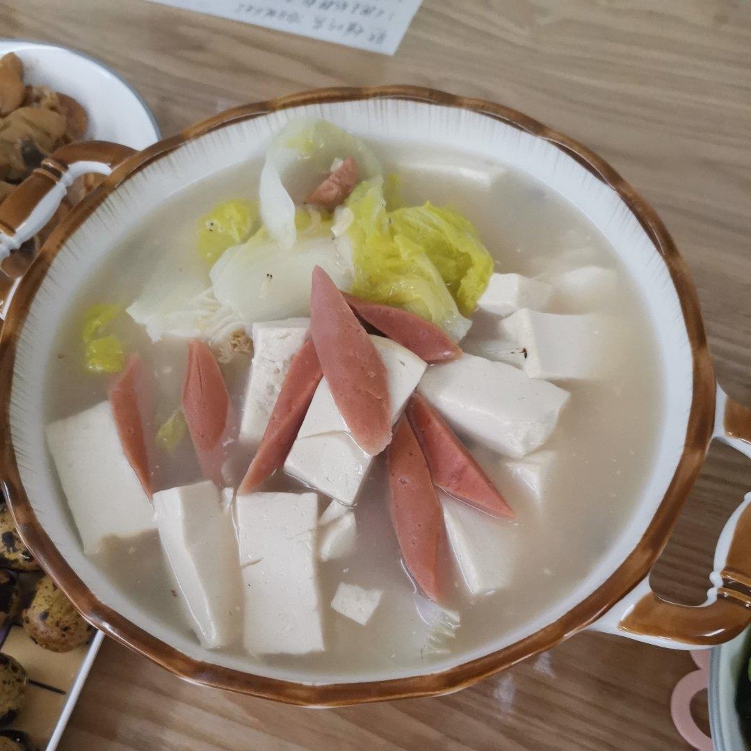 娃娃菜豆腐汤(鲜掉眉毛！)|跟做中附娃娃菜炖万物合集~