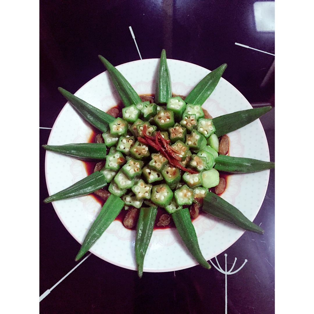 【白灼秋葵】清爽简单