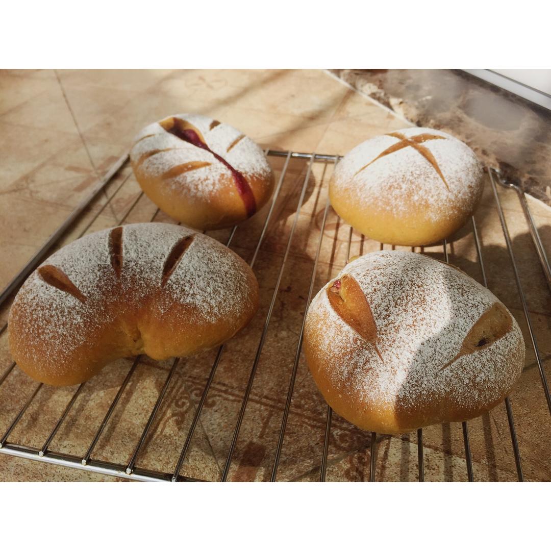 香蕉胚芽红糖果干全麦软欧