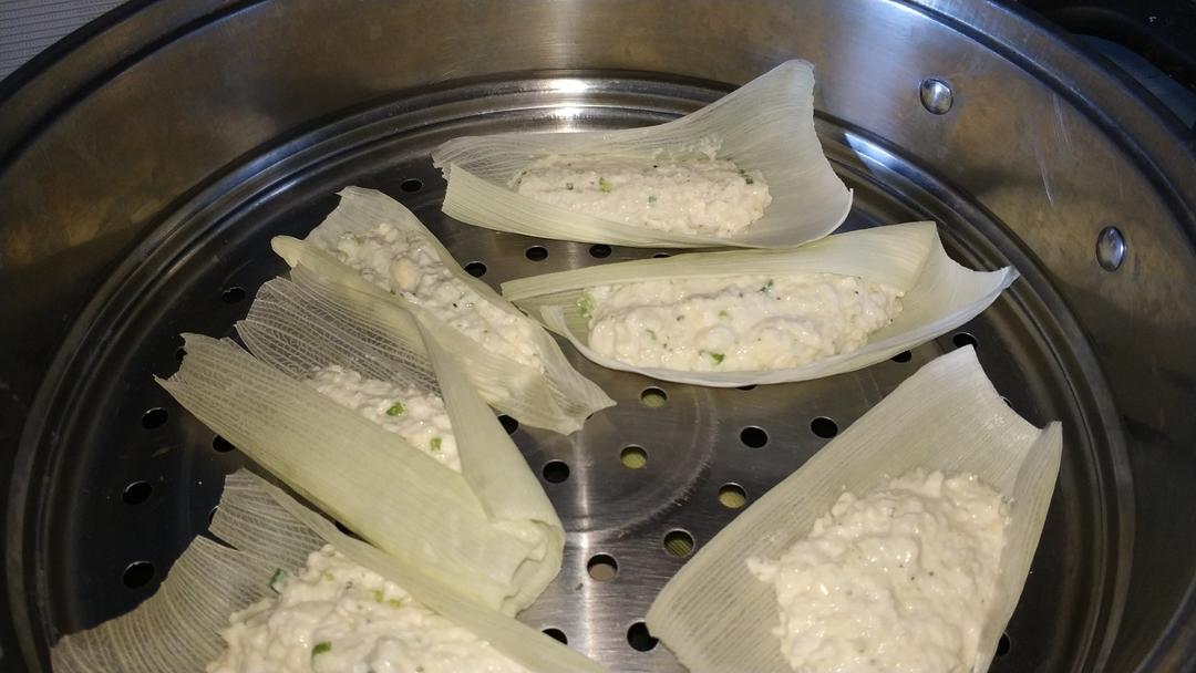 蒸鲜玉米饼