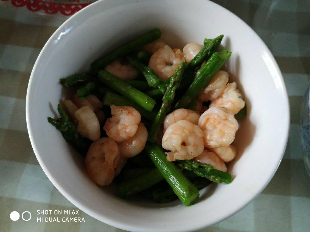 虾仁芦笋