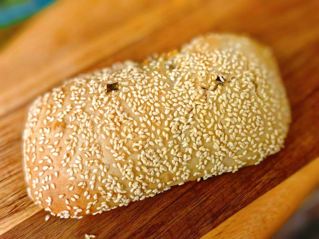 这么有“葱”劲的烧饼，明天早餐就是它了