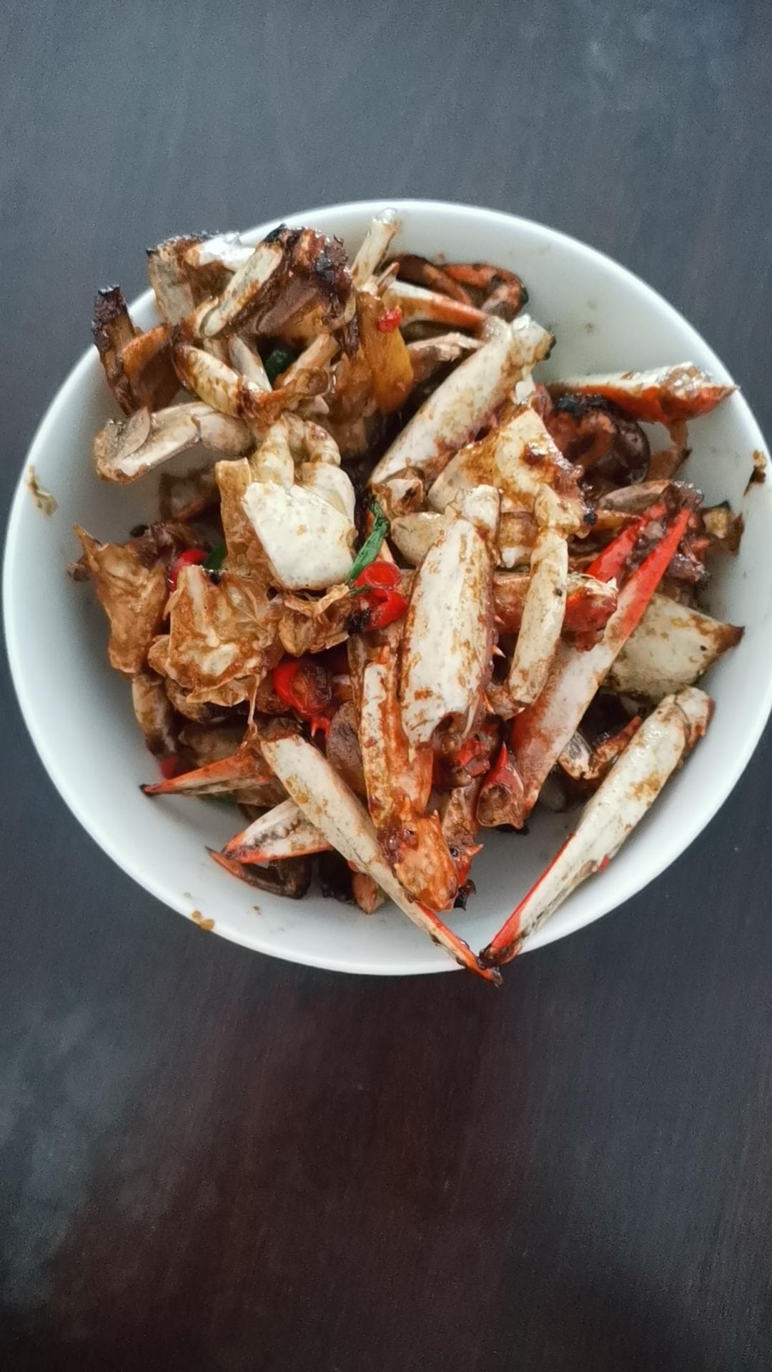 香爆梭子蟹