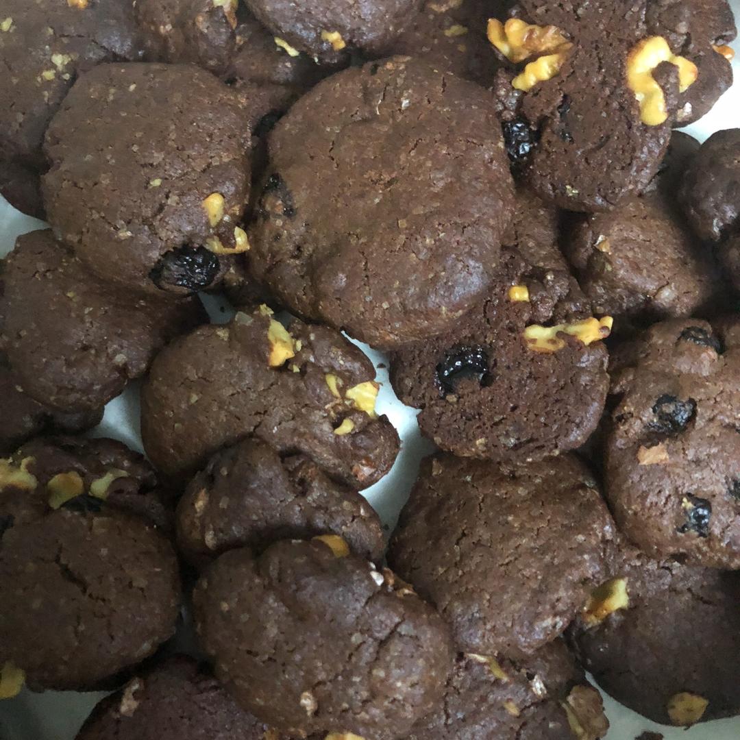 三重巧克力曲奇饼干 Triple Chocolate Cookies