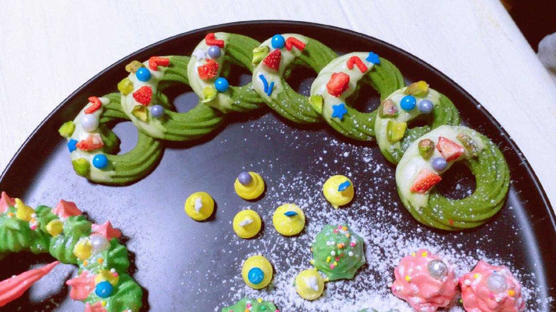 🌟简单易做圣诞白巧曲奇🌟