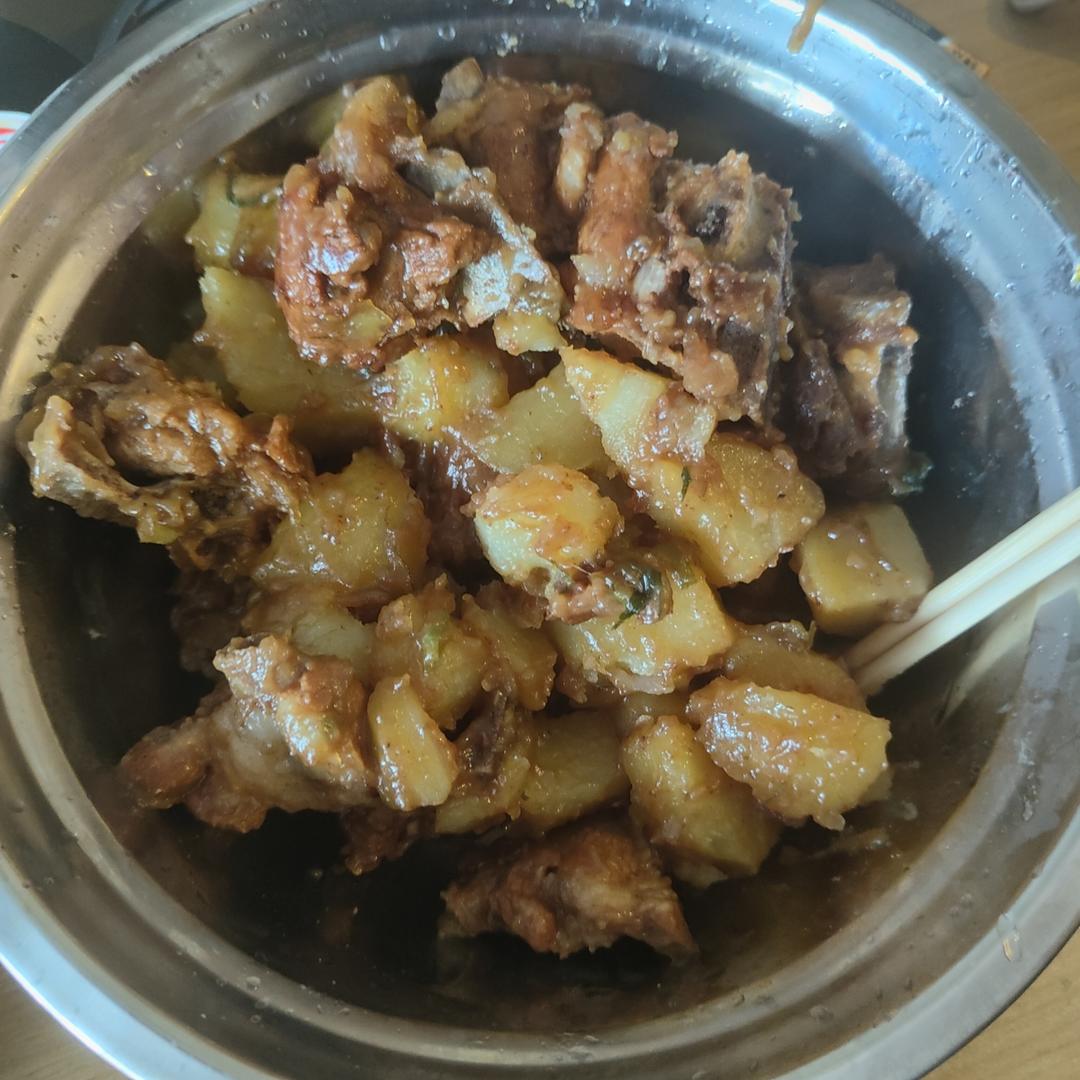 🔥巨好吃的红烧排骨炖土豆❗️懒人版轻松做拿手菜