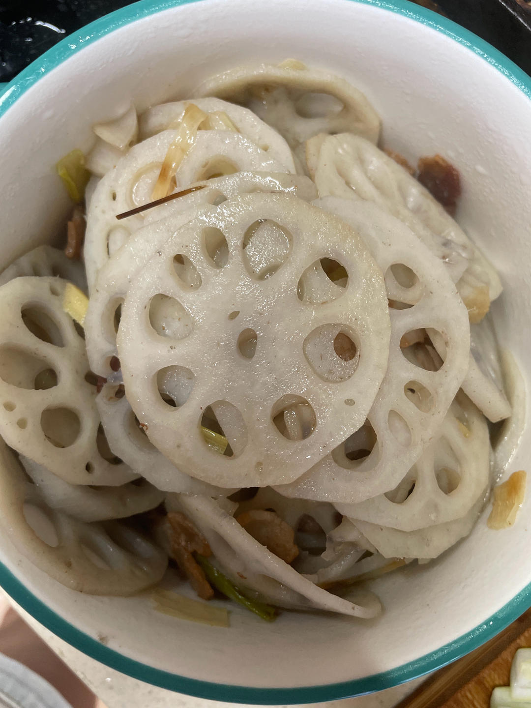 清炒藕片