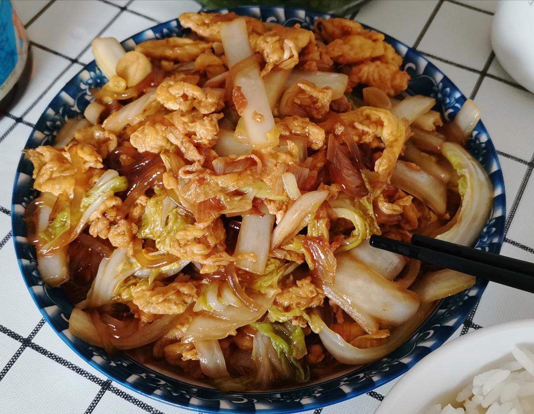 圆白菜鸡蛋粉丝