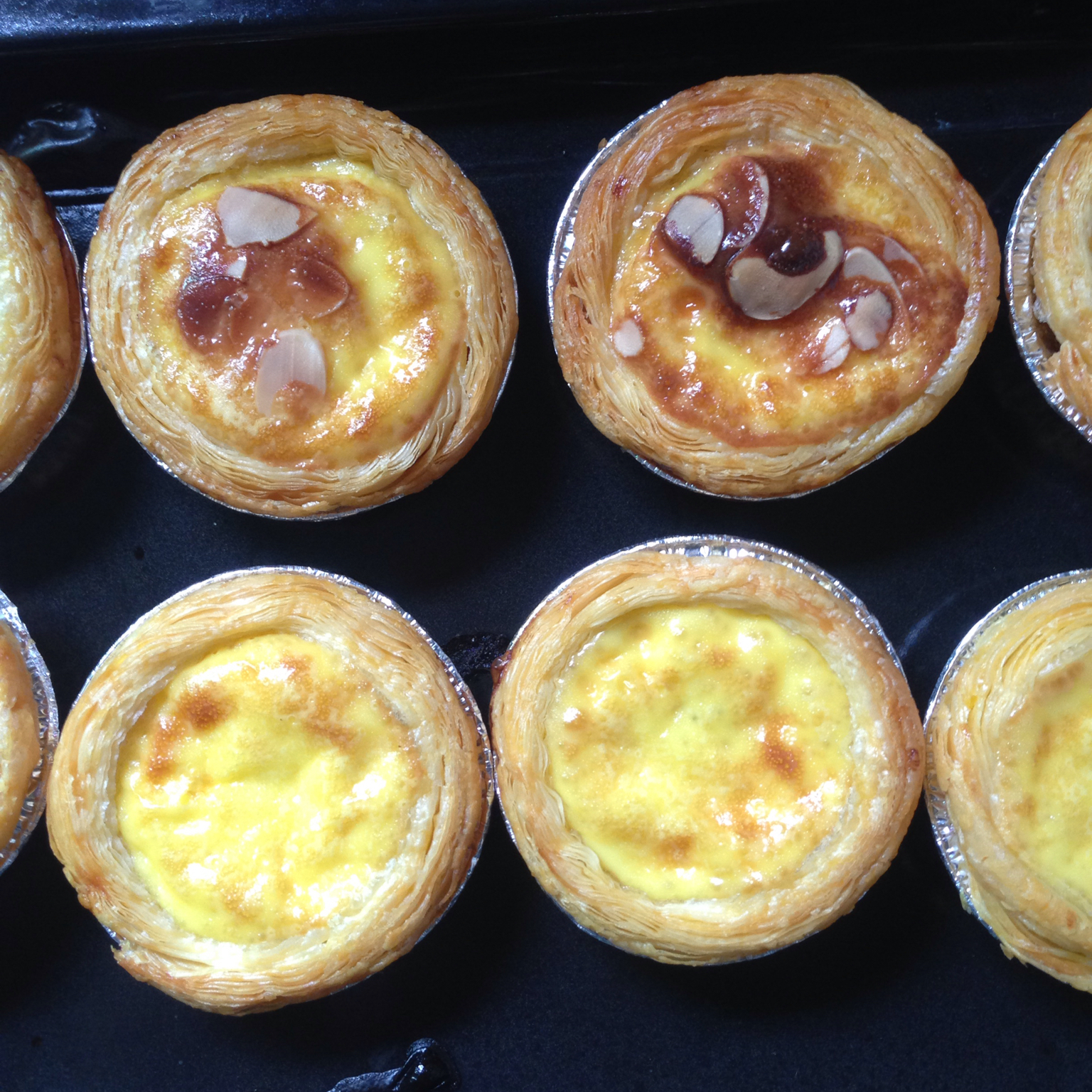 两片叶做的全蛋版蛋挞