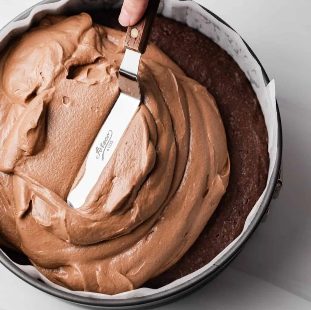 三层口感的巧克力慕斯蛋糕（Chocolate Brownie Mousse Cake）的做法 步骤7