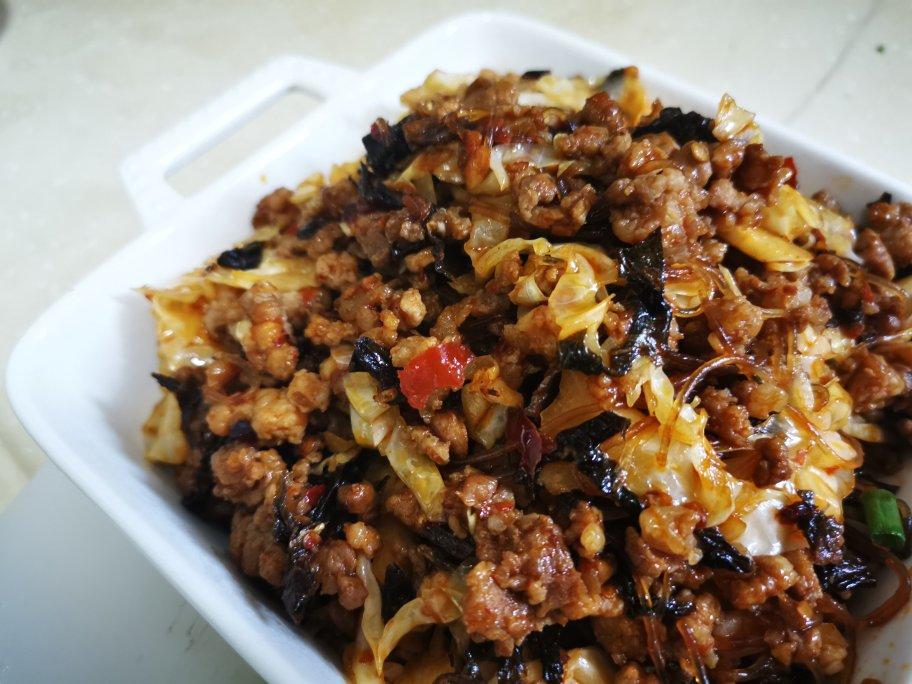 梅干菜炒粉丝
