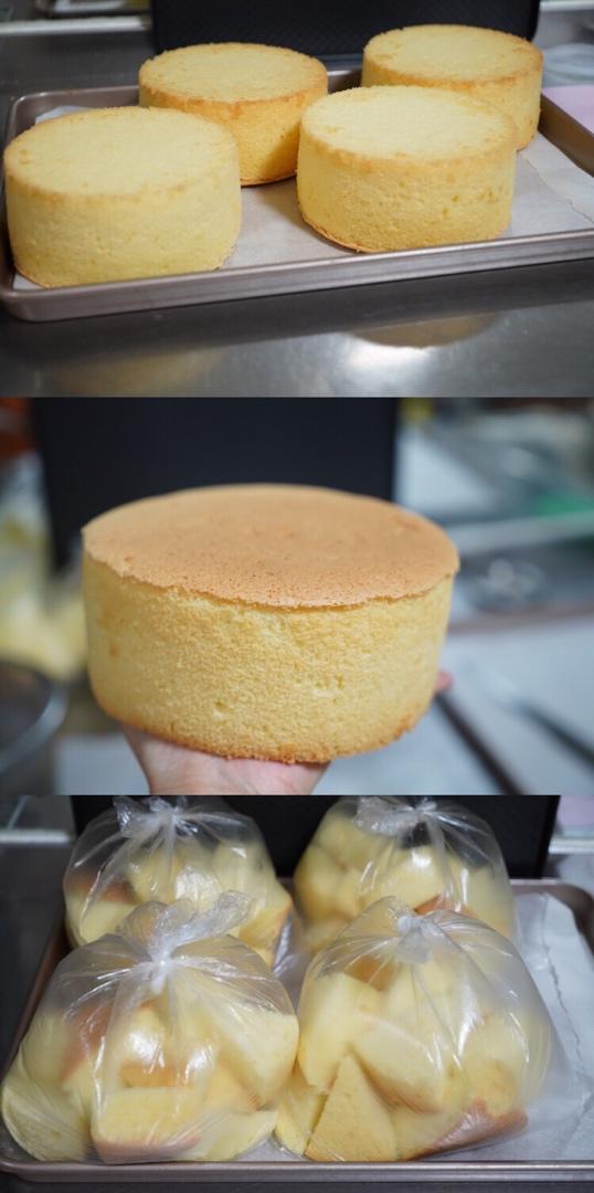 基础戚风蛋糕【承重好、可做奶油蛋糕内胚】