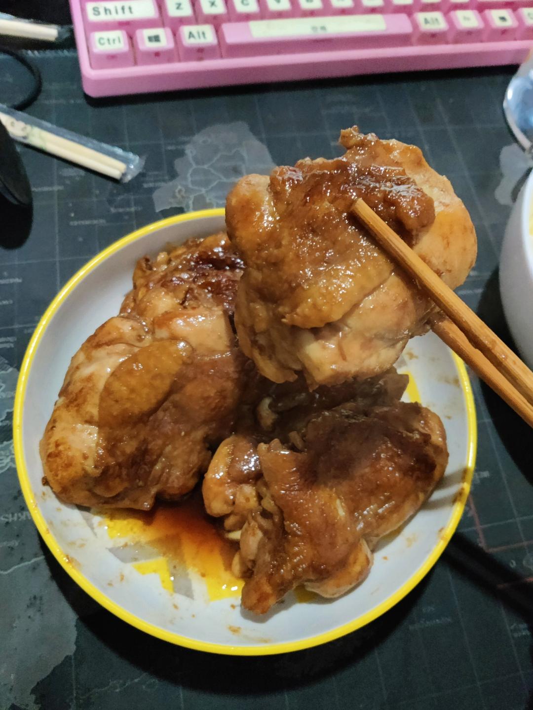 不加一滴水❗️皮脆肉嫩鸡腿肉