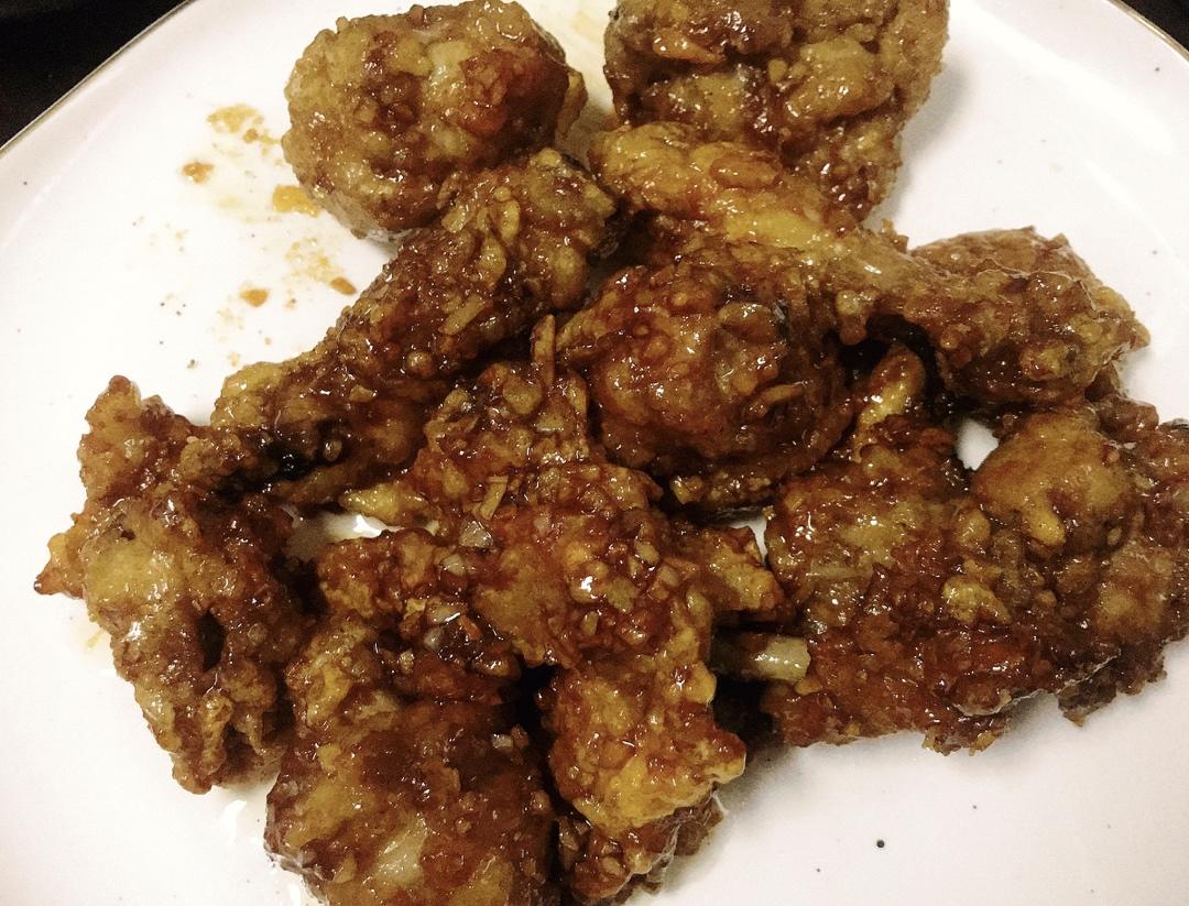 蜂蜜蒜蓉炸鸡