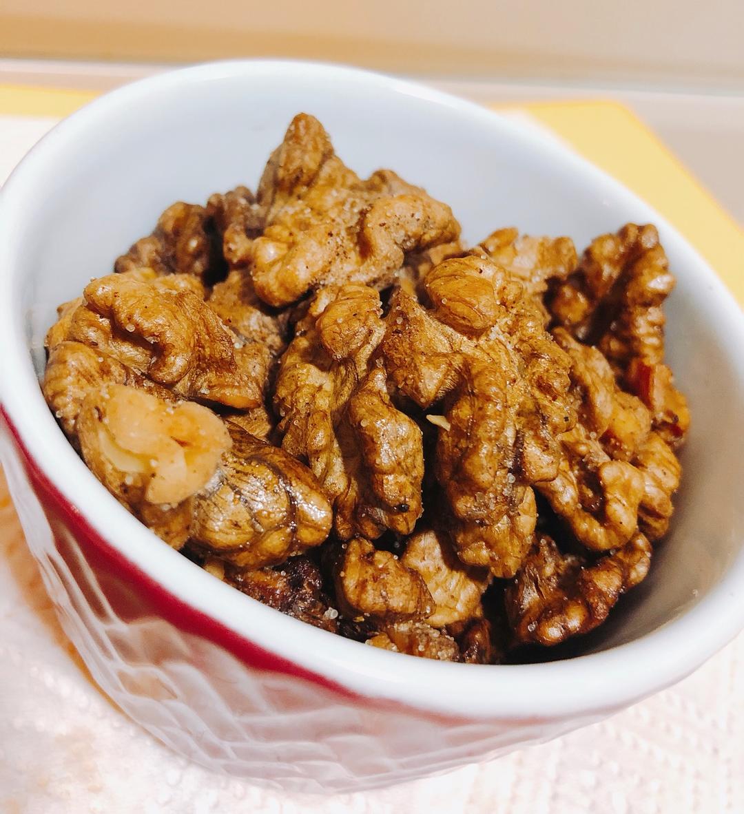 元元780918做的椒盐烤核桃仁