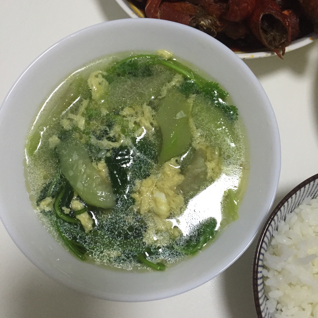 丝瓜蛋汤