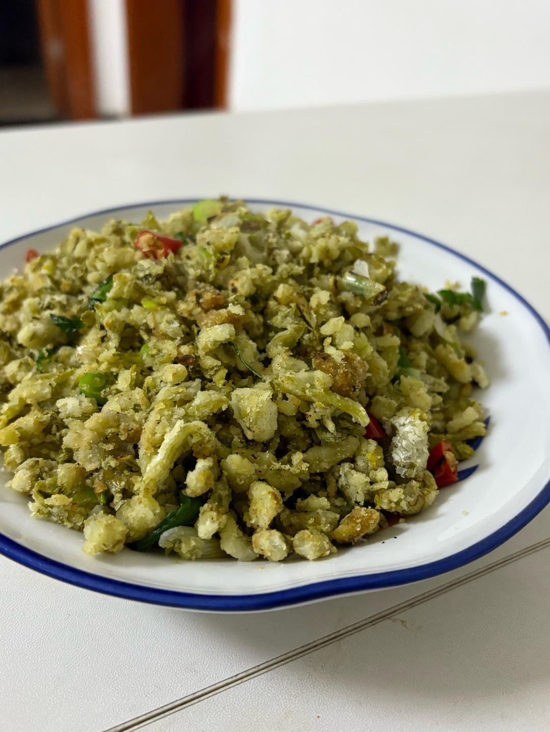 陕西麦饭（芹菜叶不要丢掉，这样做也很美味）