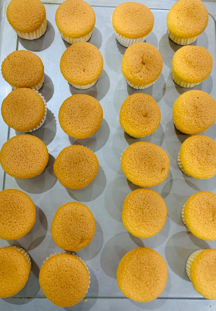 《Tinrry+》香草/抹茶/可可迷你戚风杯子小蛋糕，不用烫面也能湿润哦~