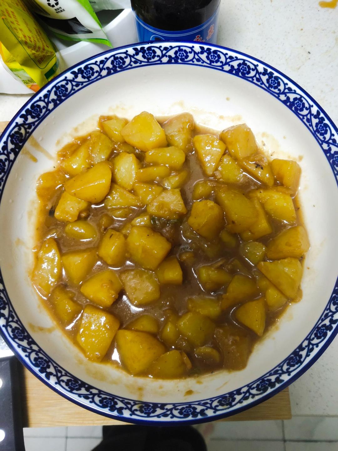 🔥巨下饭，软糯入味！比肉还好吃的红烧土豆