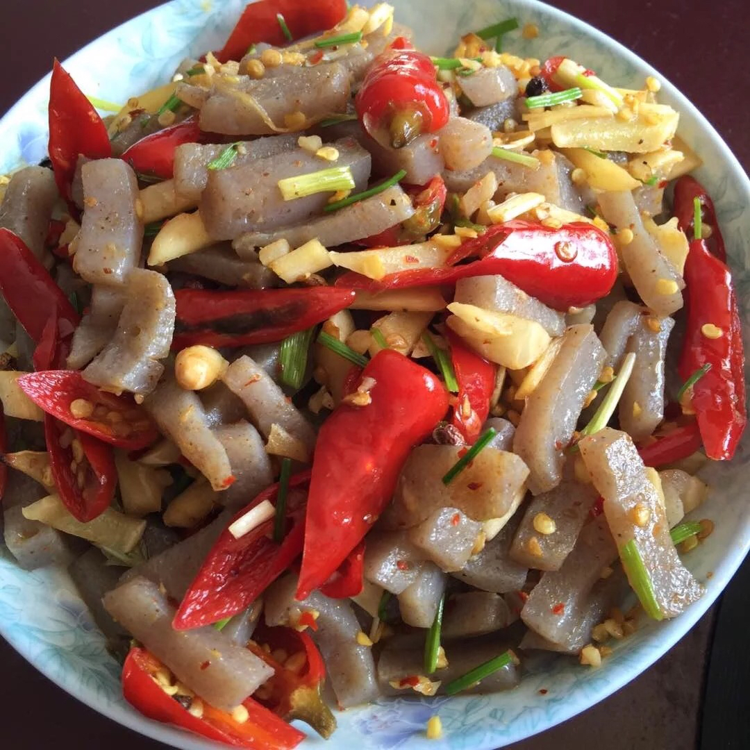 剁椒魔芋豆腐