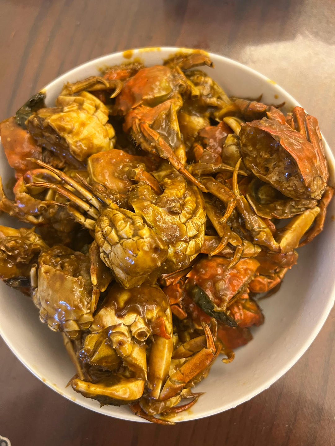 酱炒螃蟹（六月黄）毛豆