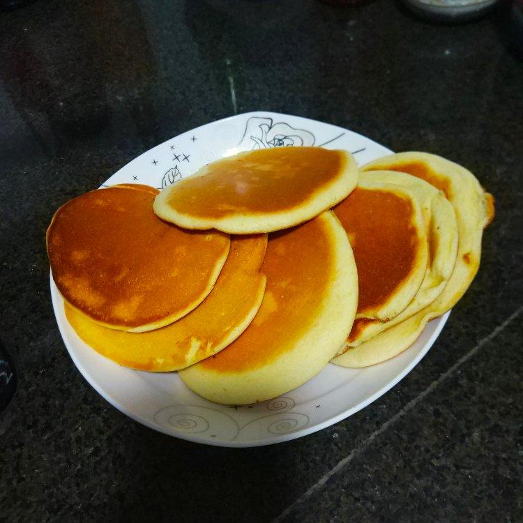 平底锅做的舒芙蕾松饼