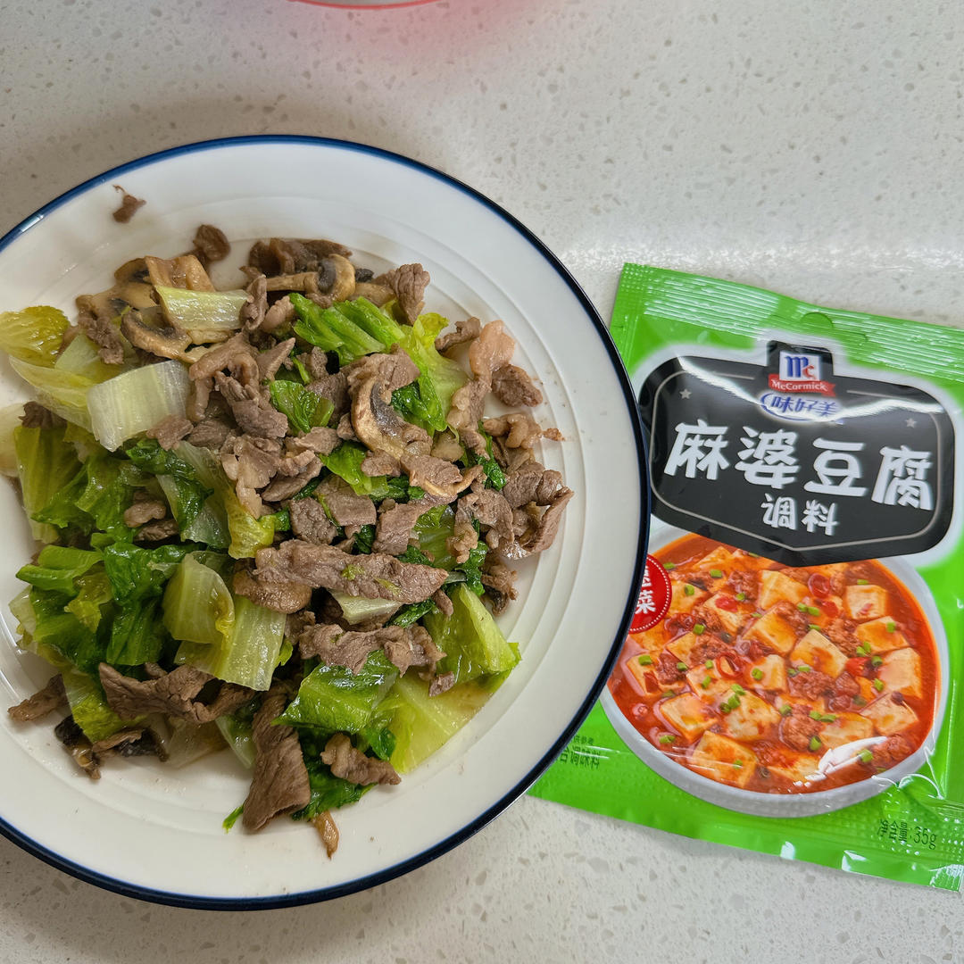 麻婆豆腐盖浇饭