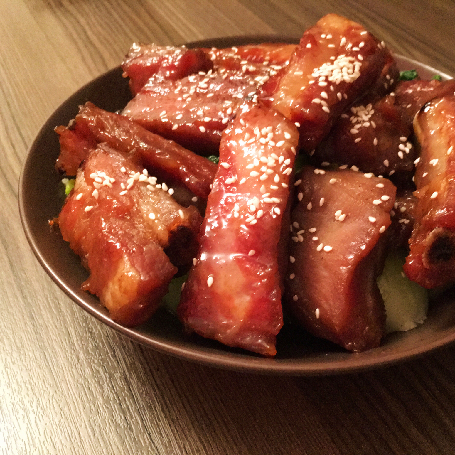 蜜汁叉烧烤肋排