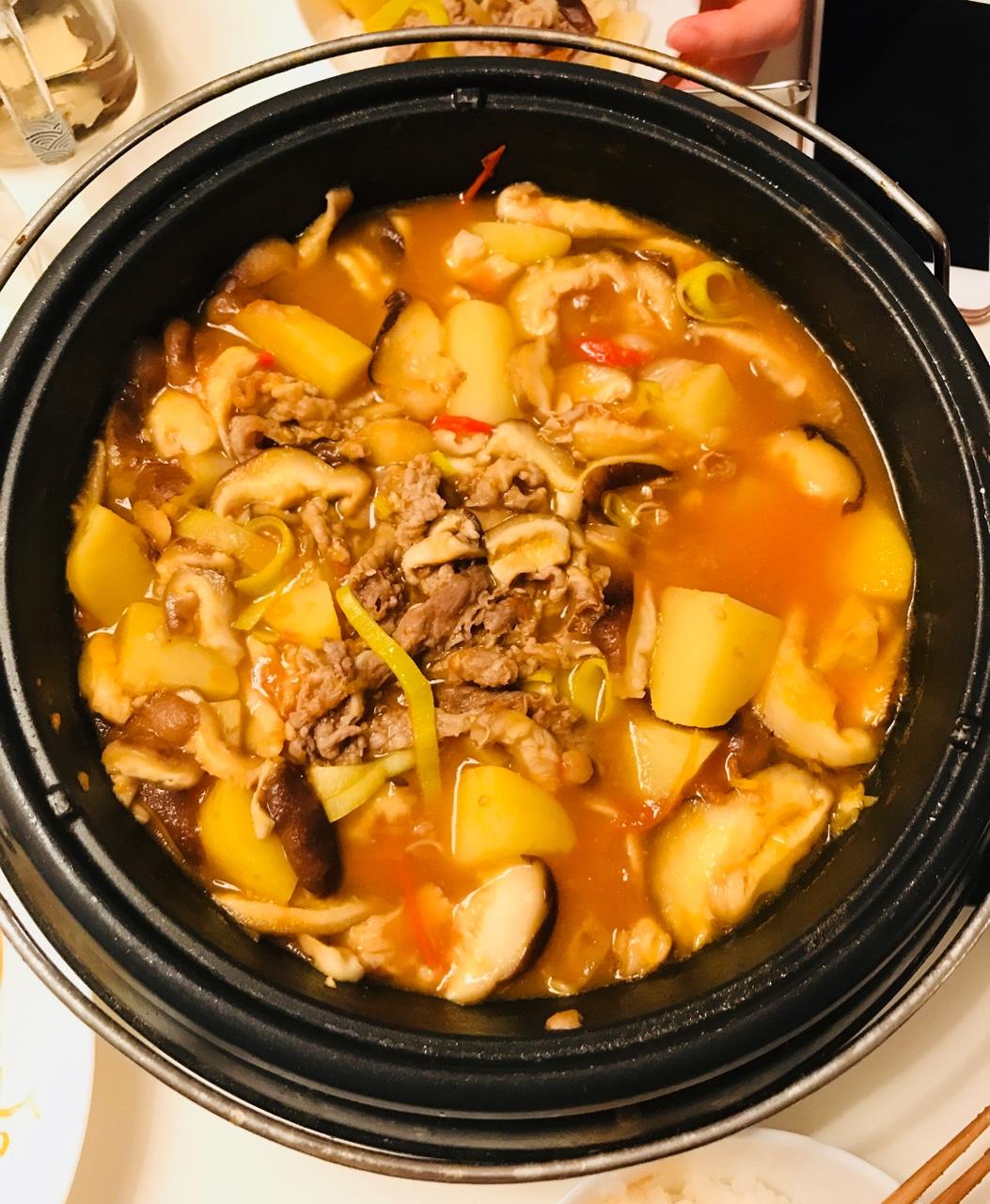 番茄土豆肥牛锅