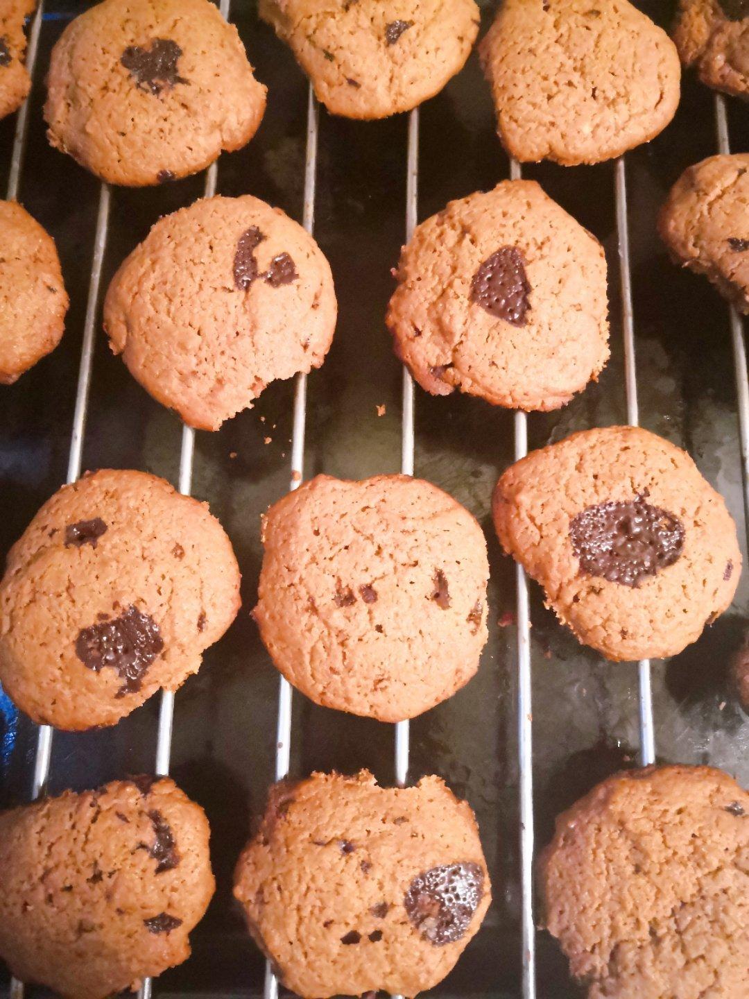 健康全麦蜂蜜巧克力坚果曲奇🍪