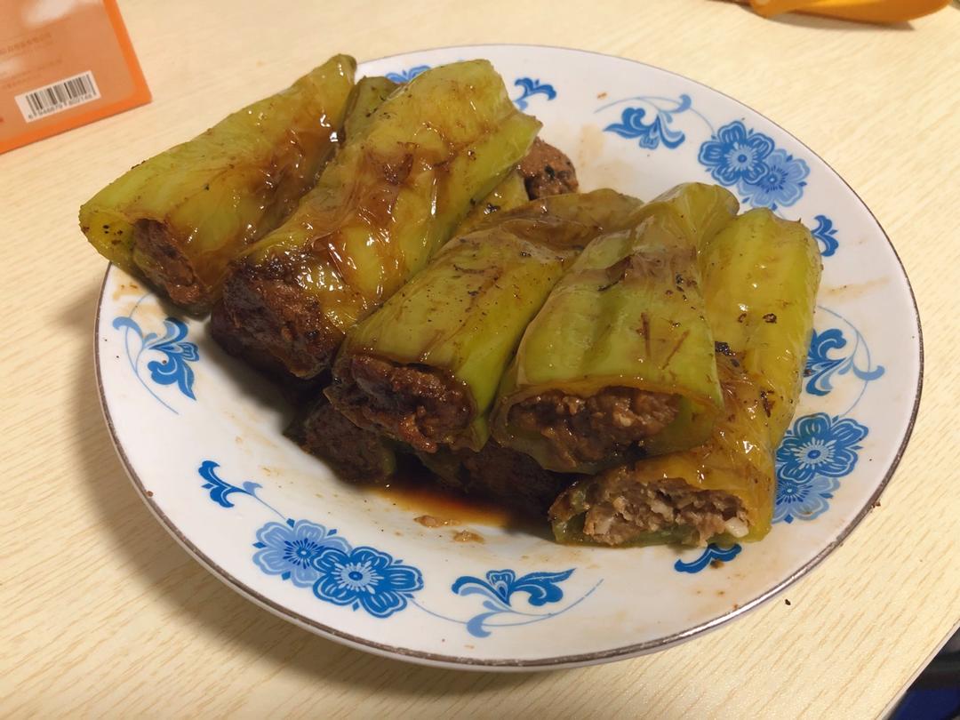下饭菜肴--青椒酿肉